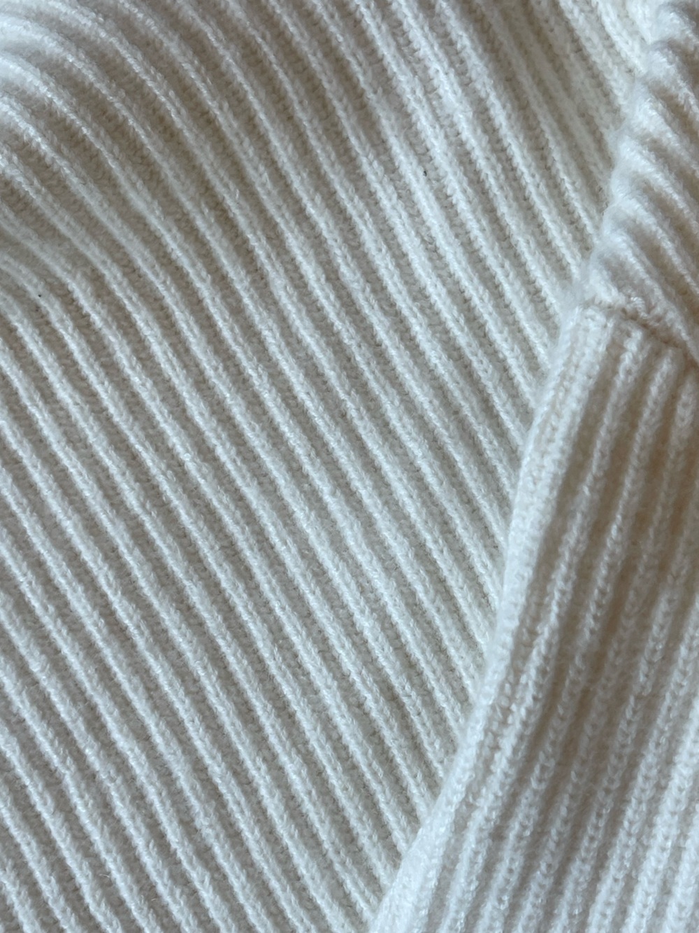 Aritzia WOOL LINEN Chalmers Sweater Heather Birch Ribbed Knit Mockneck Babaton M - Picture 11 of 16